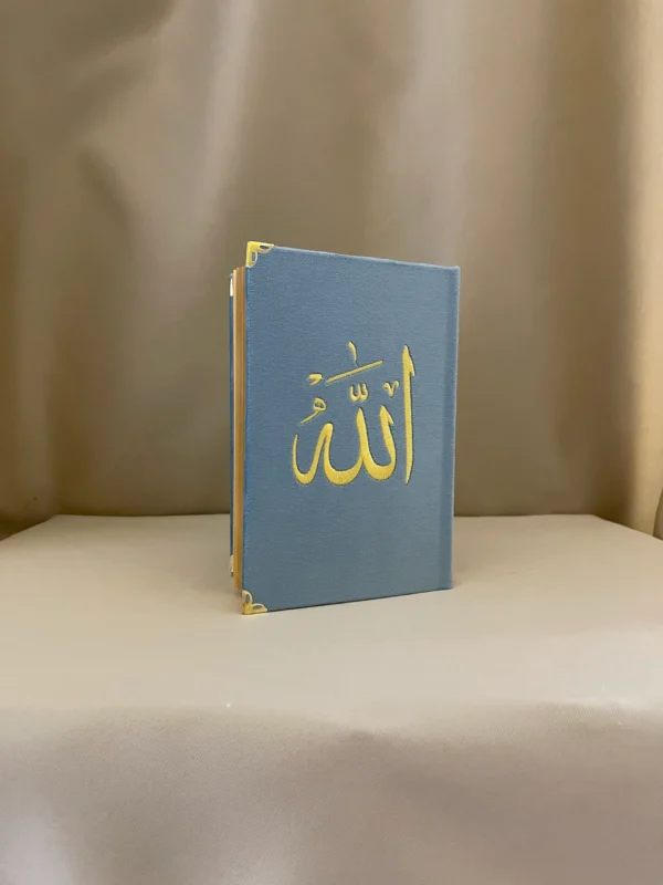 Blue velvet hardcover Quran