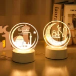 Eid Mubarak 3D LED Lamp