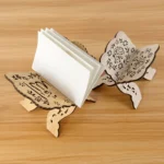 Wooden Holy Book Stand for Ramadan Decor