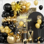 Blank and Gold Balloons Garland Arch Kit