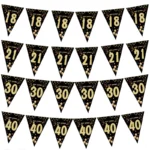 Milestone Happy Birthday Paper Banners