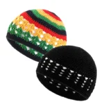 Set of 2 Solid Kufi Caps