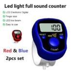 2pcs Set LCD Electronic Digital Tally Counter