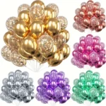 30pcs Confetti Latex Balloons