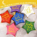 Eid Mubarak Candy Star Shaped Ramadan Boxes