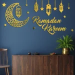 Eid Mubarak & Ramadan Mubarak Wall Stickers 2024