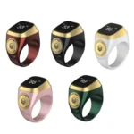 Digital Tasbeeh Ring with 5 Prayer Time Vibration Reminder