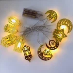 Ramadan Decorations Moon Star LED Light String