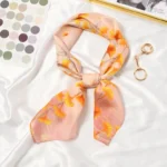 Floral Print Square Scarf: Versatile Women's Fashion Accessory