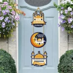 Eid Mubarak & Ramadan Pendant: Star, Moon, and Castle Door Hanging Party Ornament