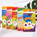 36Pcs Kids Cognition Card: Shape, Animal, Color Teaching Set