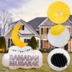 Islamic Ramadan Inflatables: Festive White Cloud Moon Style Inflatable
