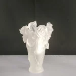 Arabic Resin Crystal Flowers Vase: Luxurious Decorative Ornament