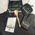 Bismillah Apron: Elegant Kitchen Decor