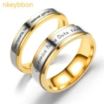 Personalized Ladder Ring with Custom Name Engraving