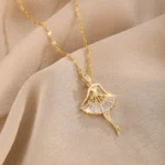 Elegant Dancing Girl Pendant Necklace: Clavicle Chain Jewelry for Women