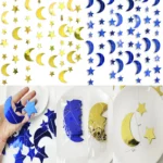 Eid Decorations Moon and Star Banner