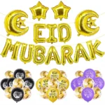 Eid Decorations Star Moon Balloon Set