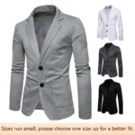 Stylish Men's Blazer: Fashionable Casual Spring Jacket with Western Flair