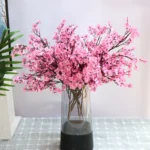 High-Quality Artificial Gypsophila Flowers: Elegant White Branch Baby's Breath