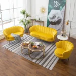 Nordic Velvet 2 Seater Sofa: Modern Luxury for Your Living Room