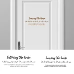 Bless Your Home with Islamic Wall Art | Dua Door Decals