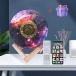 Moon Lamp Portable Bluetooth Speaker with Beautiful Quran Recitation