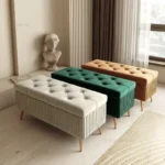 Fabric Ottoman Bench: Versatile Seating and Storage Solution