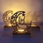 Eid Mubarak Moon LED Candles