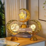 2024 Eid Decorations Moon Star LED Light