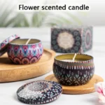 Floral Scented Soy Wax Candles
