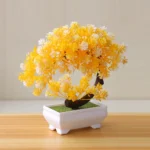 Artificial Bonsai Tree in Pot: Realistic Desk Ornament
