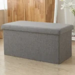 Ottoman Bench with Storage: Versatile Rectangular Pouf for Home Organization