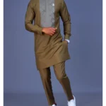 Stripe Printed Shalwar Kameez Set