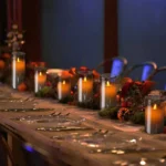 USB Rechargeable LED Flameless Pillar Candle Set