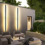 Minimalist Waterproof LED Wall Light: Modern Outdoor Wall Lamp