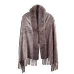 Warm Solid Color Wool Shawl: Versatile and Thickened Neck Scarf